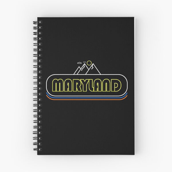 Item preview, Maryland Neon Lights - Souvenir - Gift - Hometown - Hiking - Nature designed and sold by HappyTees Lab.