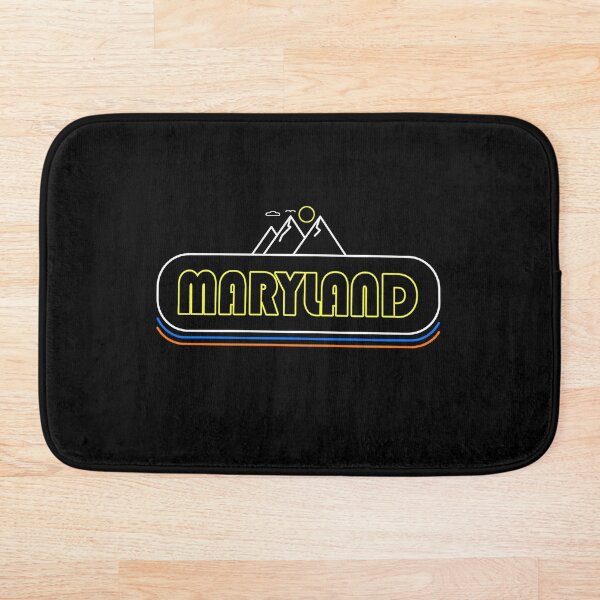 Item preview, Maryland Neon Lights - Souvenir - Gift - Hometown - Hiking - Nature designed and sold by HappyTees Lab.