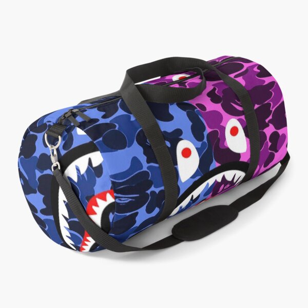 Bape Blue & Pink Camo Duffle Bag