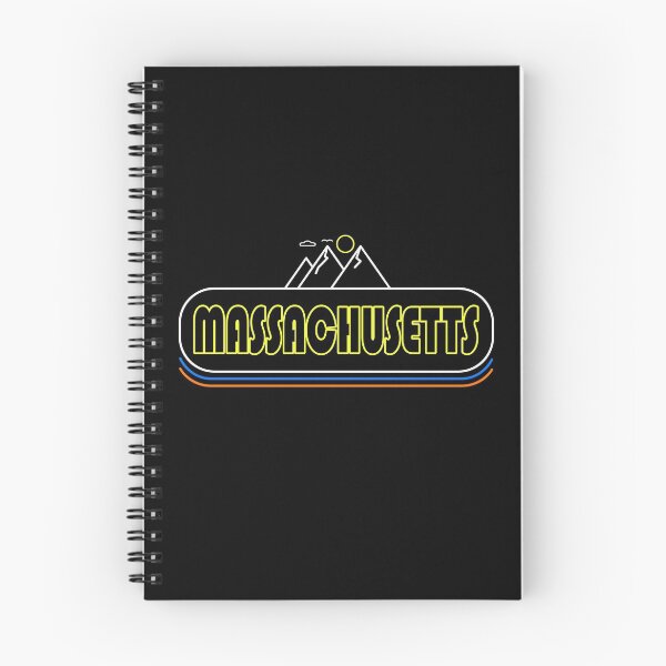 Item preview, Massachusetts Neon Lights - Souvenir - Gift - Hometown - Hiking - Nature designed and sold by HappyTees Lab.