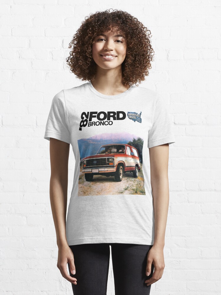 Rambler Bronco T-Shirt | Topless Ford Bronco Logo Tee by Laid-Back USA M