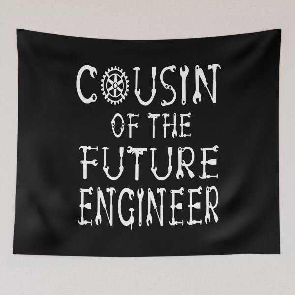 Item preview, Cousin Of The Future Engineer Kids Mechanic Birthday Party product designed and sold by Grabitees.