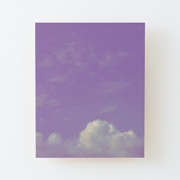 Purple Sky #2 Wood Mounted Print