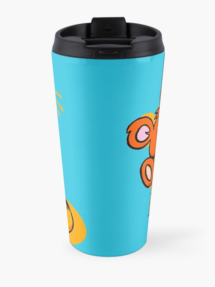 Alternate view of Garfield - Happy (Garfield) Travel Coffee Mug