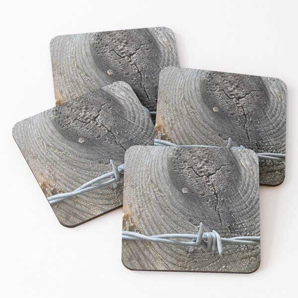 Item preview, Old Wood Bark Barbed Wire Nature designed and sold by BigLoro.
