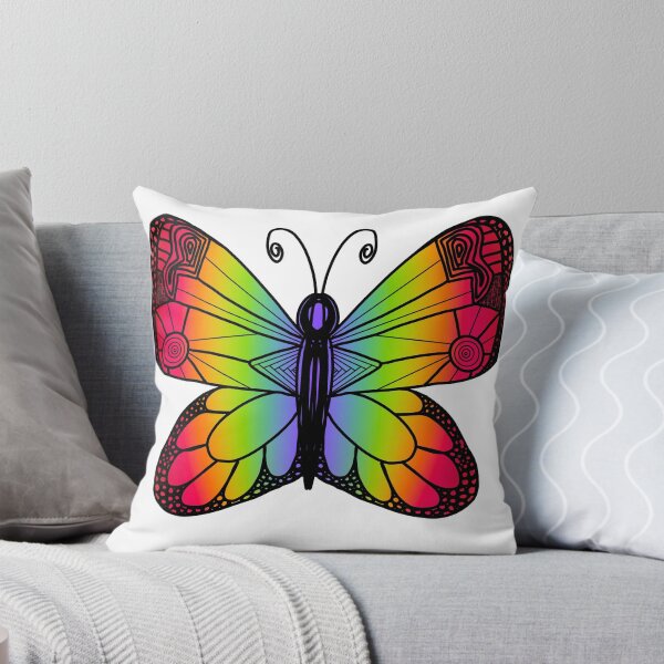 Aperçu de l'œuvre Arc en ciel papillon créée et vendue par Soyscrafts.