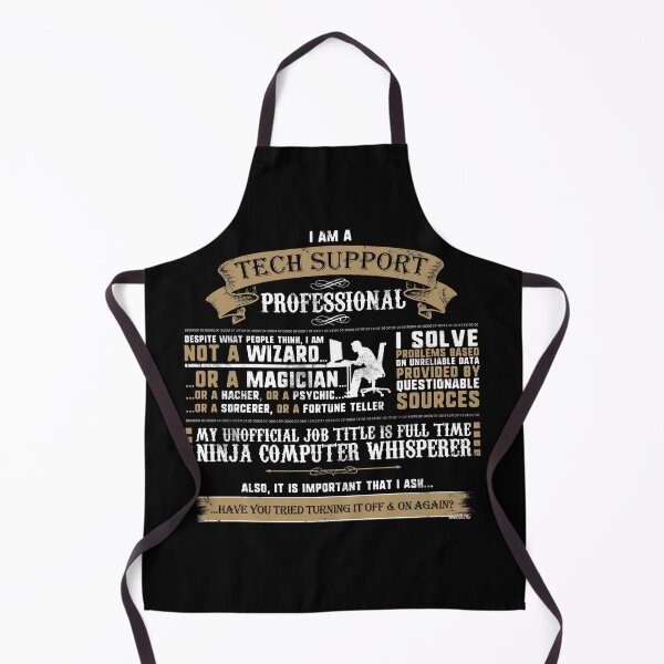 Item preview, I Am A Tech Support Professional Funny Job designed and sold by Nerd Shizzle.