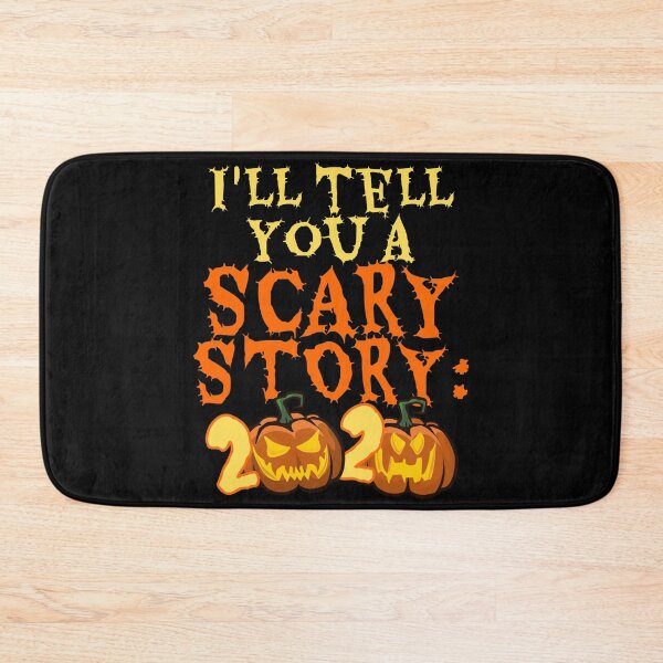 Item preview, I will tell you a scary story: 2020, Halloween evil pumpkin jack o lantern  designed and sold by DeliriousSteve.
