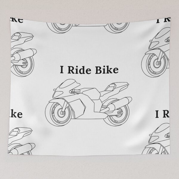 Item preview, I Ride Bike  designed and sold by Mywaymylife.