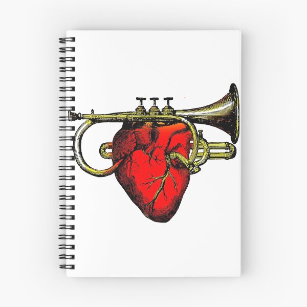 Item preview, Trumpet heart designed and sold by -ADE-.
