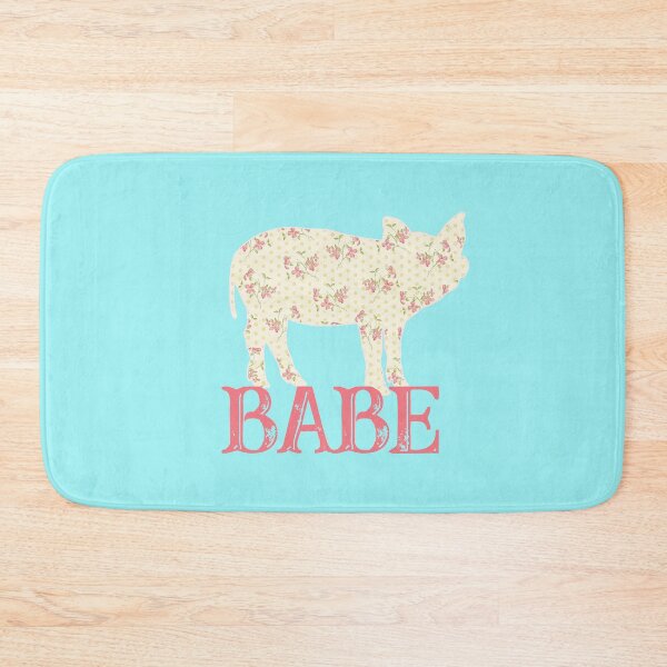 Artikelvorschau, Cottagecore Blumendruck Schwein Ferkel Design entworfen und verkauft von SnakeCharm.