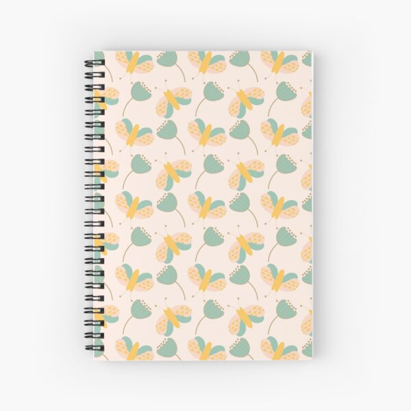 September Butterflies Spiral Notebook