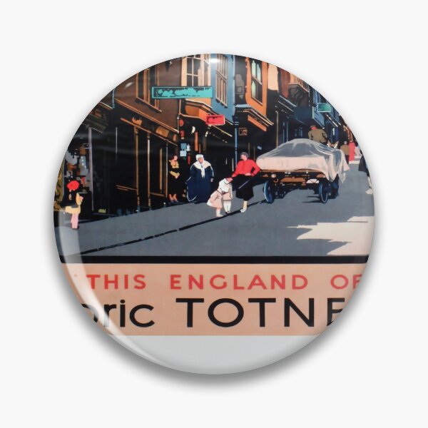 Item preview, Totnes retro poster designed and sold by CorasPosters.