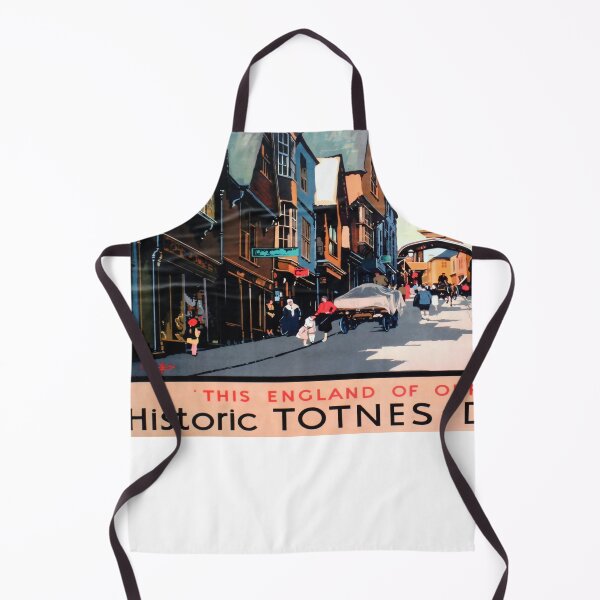Item preview, Totnes retro poster designed and sold by CorasPosters.