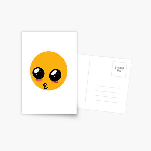 Pleading Face Pixel Discord Postcard for Sale by RainDoe