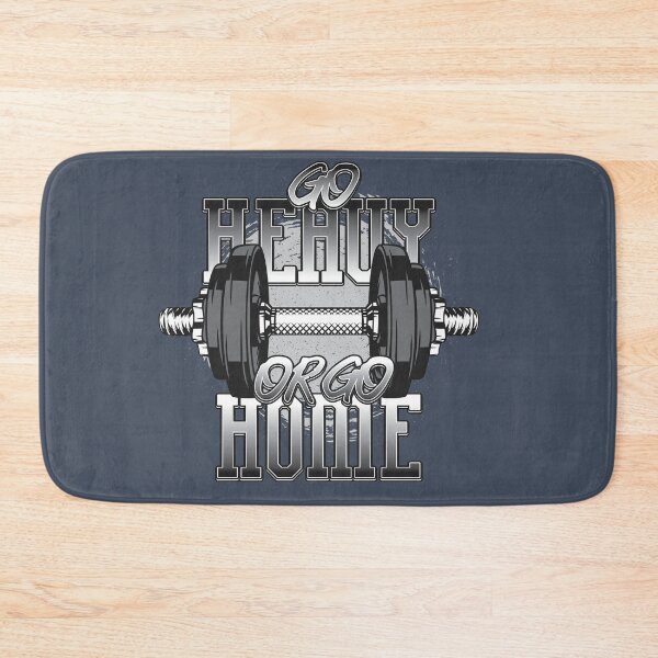 Item preview, gym stickers go heavy or go home new design  designed and sold by Cardio Boutique.