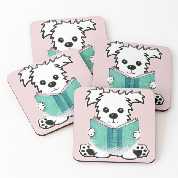 Item preview, Books Dogs And Coffee designed and sold by PetArt  ⭐⭐⭐⭐⭐.