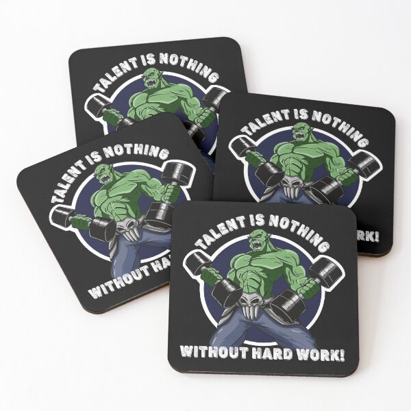 Item preview, Talent is Nothing Without Hard Work Orc designed and sold by sabrikamil.