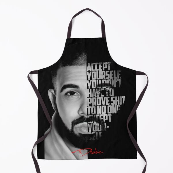 Item preview, Black and white Drake quote designed and sold by Enea Kelo.
