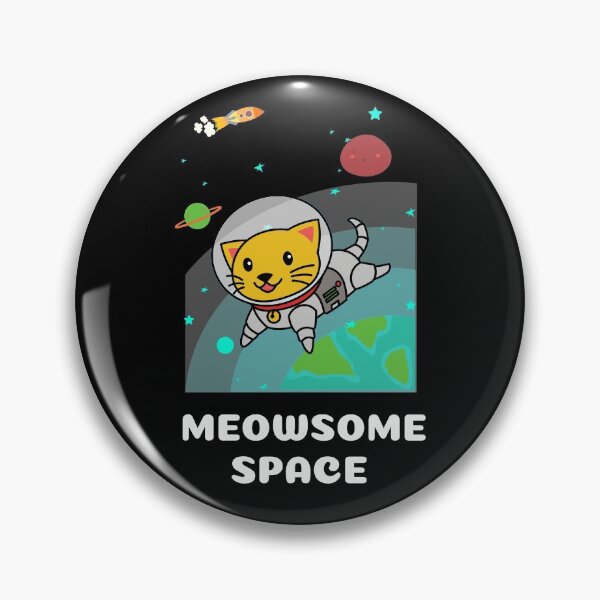 Item preview, MEOWSOME SPACE - FUNNY CAT PUN designed and sold by gaCh438.