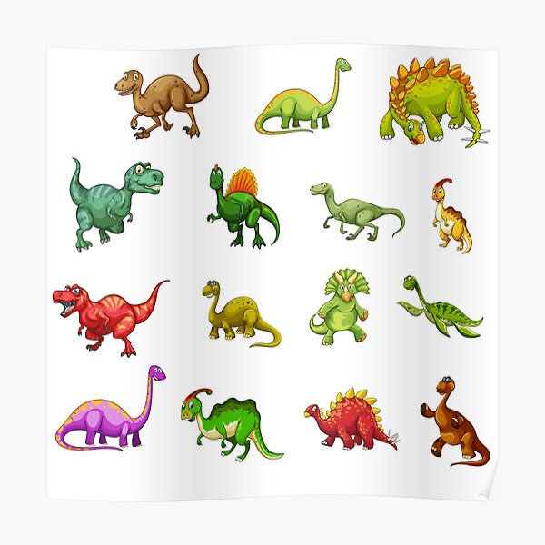 Dinosaurs pack Poster