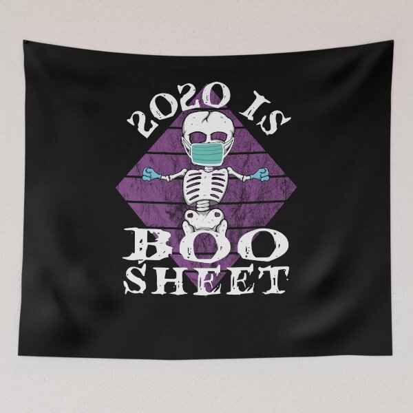 Aperçu de l'œuvre 2020 Is Boo Sheet Drôle Halloween 2020 Skeleton créée et vendue par T-minus.
