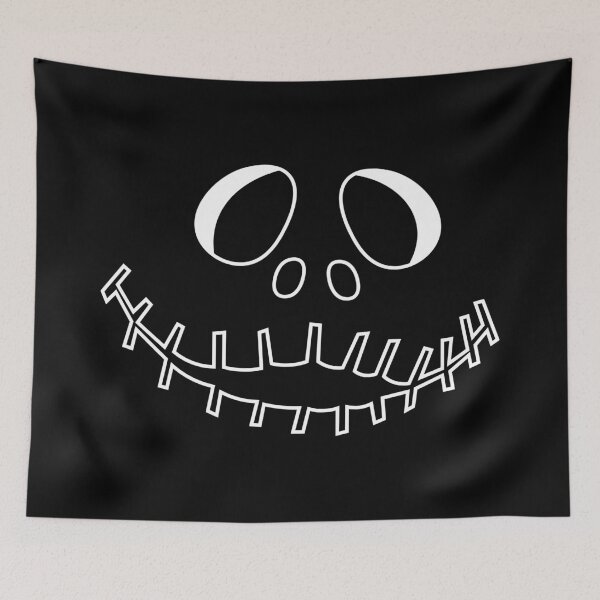 Item preview,  Skeleton pumpkin in black and white designed and sold by Luccianos.