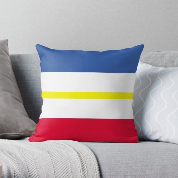 Mecklenburg Vorpommern Flag Throw Pillow