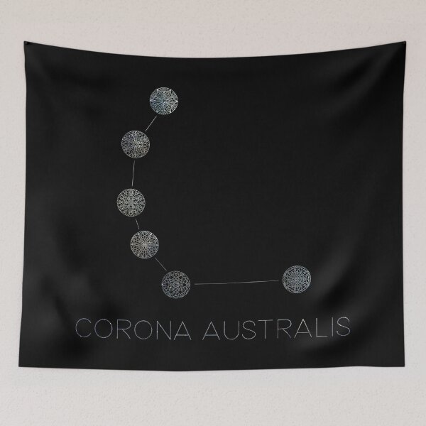 Item preview, Corona Australis Constellation Mandalas designed and sold by MetaPhyStore.