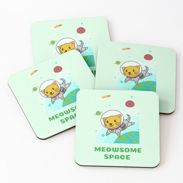 Item preview, MEOWSOME SPACE - FUNNY CAT PUN designed and sold by gaCh438.