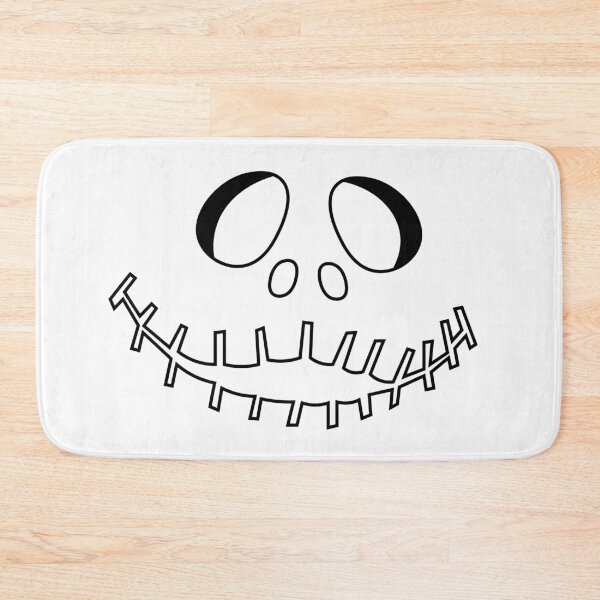 Item preview,  Black and white skeleton pumpkin designed and sold by Luccianos.