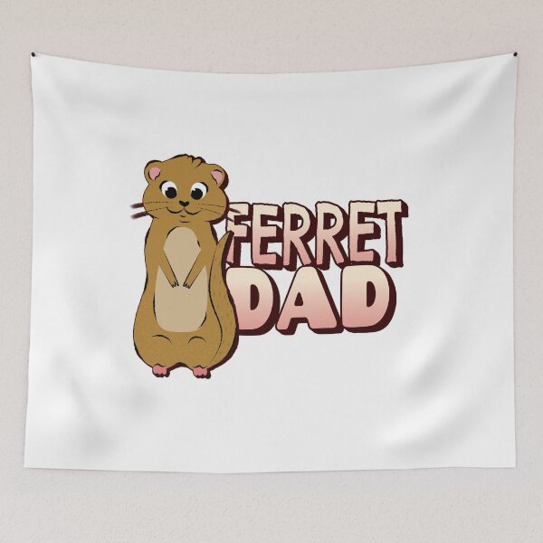 Item preview, Ferret Dad Cute Cartoon Standing designed and sold by jacks-tees.