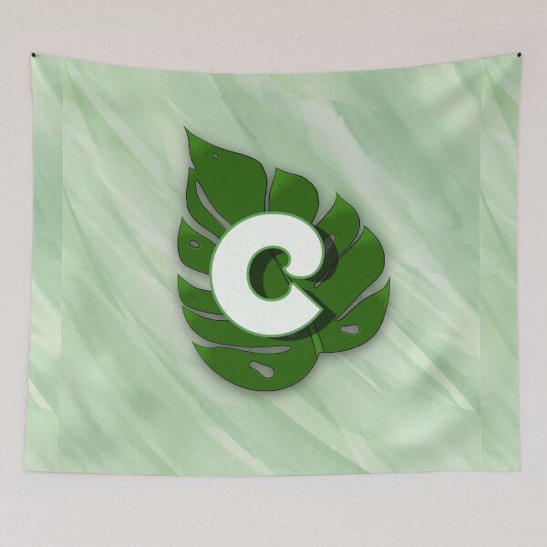 Item preview, Monstera Leaf Letter "C" designed and sold by isacaste.