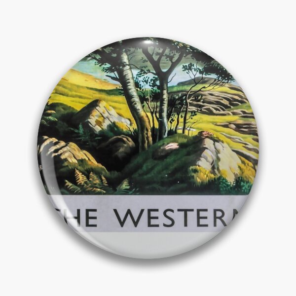 Item preview, The Western Highlands retro poster designed and sold by CorasPosters.