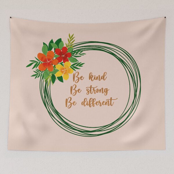 Item preview, be kind be strong be different positivity  designed and sold by Aura-E.