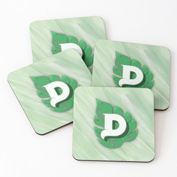Item preview, Monstera Leaf Letter "D" designed and sold by isacaste.