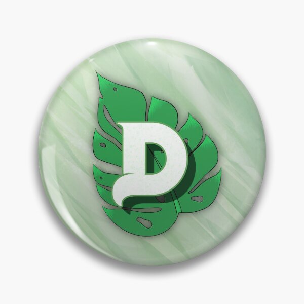 Item preview, Monstera Leaf Letter "D" designed and sold by isacaste.