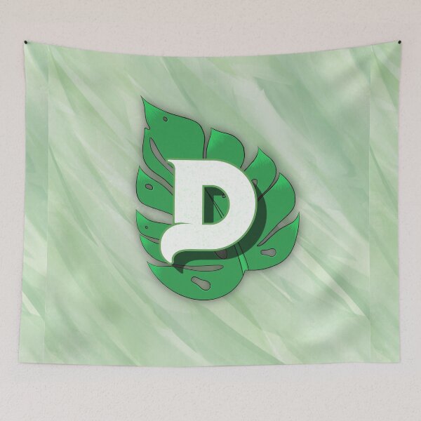 Item preview, Monstera Leaf Letter "D" designed and sold by isacaste.