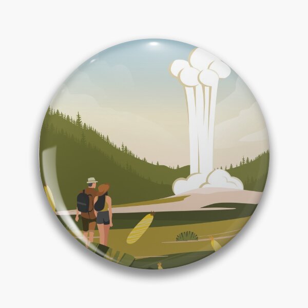 Item preview, Yellowstone National park designed and sold by Arctic frame studio.