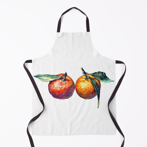 Item preview, Mandarin fruits - realistic watercolor illustration designed and sold by AquarellChill.