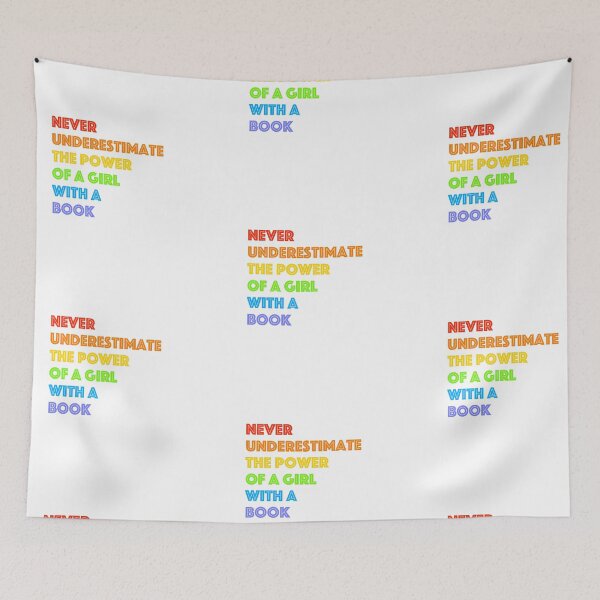 Item preview, RBG - Never Underestimate the Power of a Girl With a Book designed and sold by creativeloft.