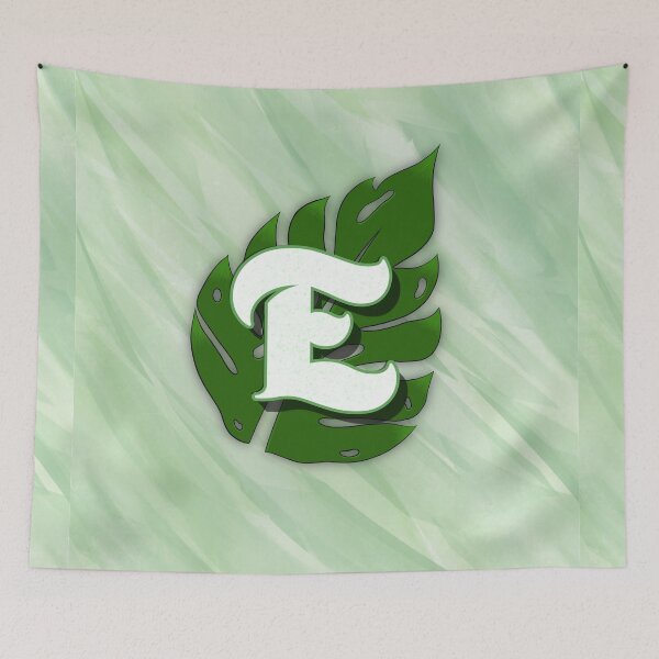 Item preview, Monstera Leaf Letter "E" designed and sold by isacaste.