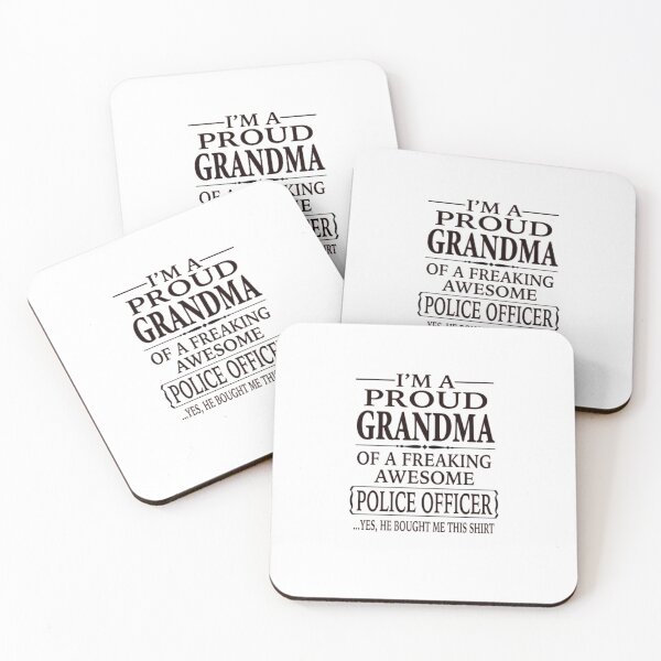 Item preview, I'm a Proud Grandma Of A Freaking Awesome Police O designed and sold by bonnybazooka.