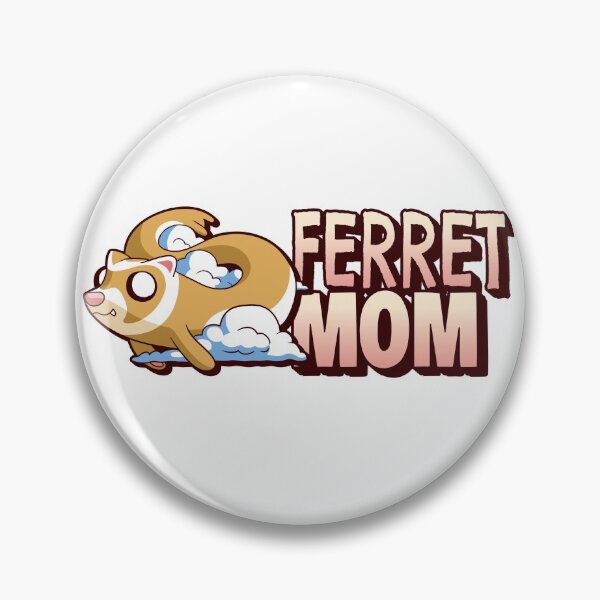 Artikelvorschau, Frettchen Mama Cartoon fliegendes Frettchen auf einer Wolke entworfen und verkauft von jacks-tees.