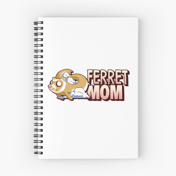Artikelvorschau, Frettchen Mama Cartoon fliegendes Frettchen auf einer Wolke entworfen und verkauft von jacks-tees.