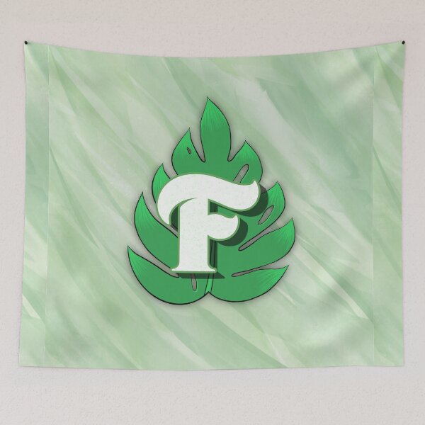 Item preview, Monstera Leaf Letter "F" designed and sold by isacaste.