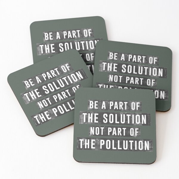 Item preview, Be Part of the Solution Not Part of the Pollution designed and sold by EaolaDesign.