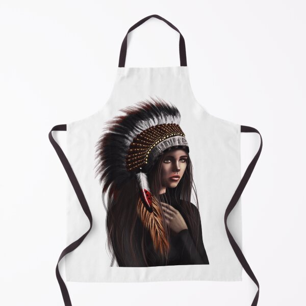 Item preview, woman wearing headdress designed and sold by kikomandarino.