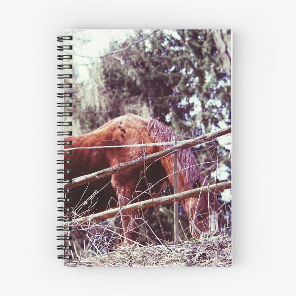 Item preview, Horse in vintage winter morning designed and sold by Treemonk.
