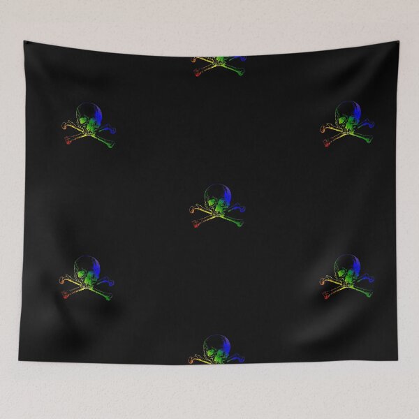 Item preview, Rainbow Skull For Halloween designed and sold by juvajay.